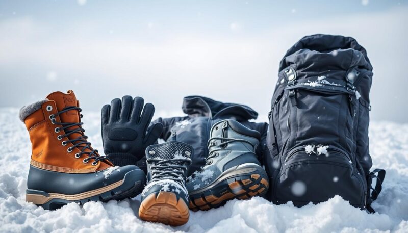 cold-weather hiking accessories