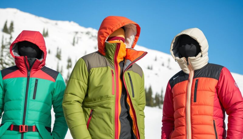 winter hiking insulation layers and weatherproof jackets